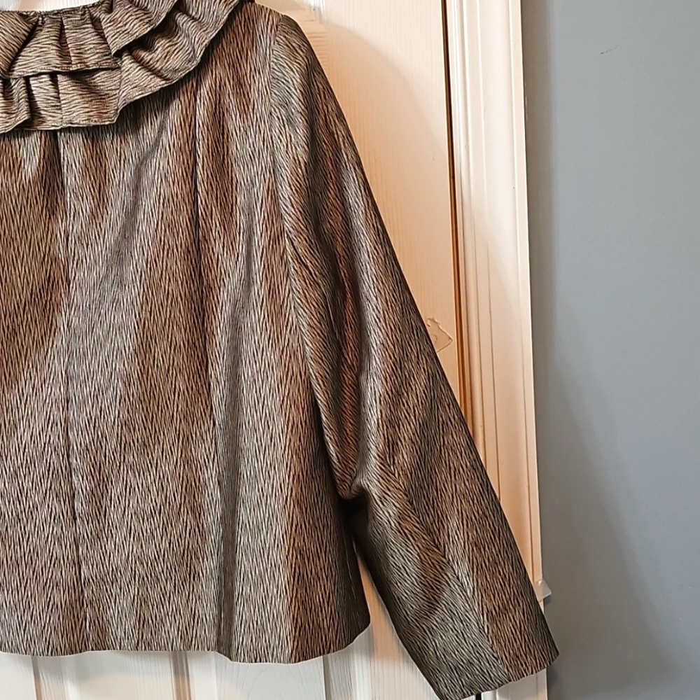Nicolette Ruffled Blazer Jacket Elegant Wear Office Wear Career Minimalist - Picture 13 of 16